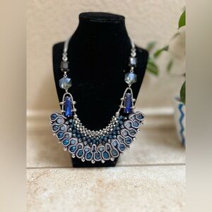 Beautiful blue stone necklace.